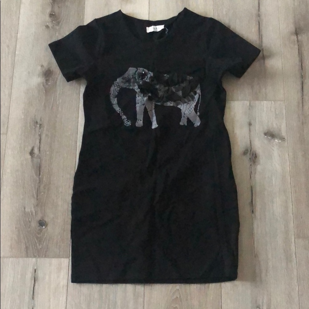Black T-Shirt Dress